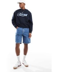 Pull&Bear - – weit geschnittene jeans-shorts - Lyst