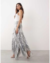 ARRANGE - Maxi Rok Met Scherf-Lovertjes - Lyst