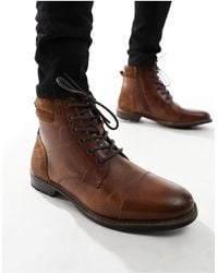 Red Tape - Wide Fit Casual Lace Up Boots - Lyst