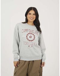 Brave Soul - Crew Neck Graphic Print Sweatshirt - Lyst