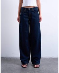 TOPSHOP - Cinch Low Rise Relaxed Jean - Lyst
