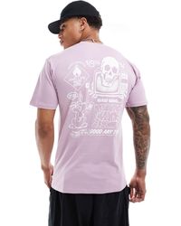 Vans - T-shirt à manches courtes et imprimé au dos - brume lavande - Lyst