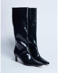 TOPSHOP - Tanya Point Toe Knee High Boot - Lyst
