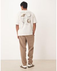 ASOS - Oversized T-shirt With Celestial Graphic - Lyst