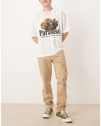 GANT - Smalle Chino's Van Keperstof - Lyst