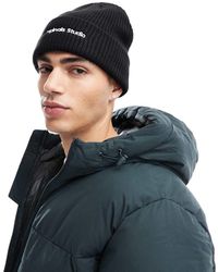 Jack & Jones - Chunky Knit Beanie With Originals Logo - Lyst