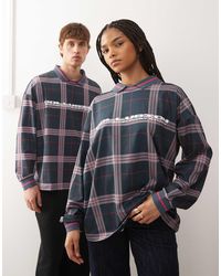 Collusion - Unisex Long Sleeve Check Football Top - Lyst
