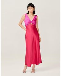 OMNES - Dresses Maggy Satin Maxi Cutout Back Detail Dress - Lyst