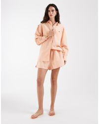 Lacoste - Poplin Stripe Shorts - Lyst