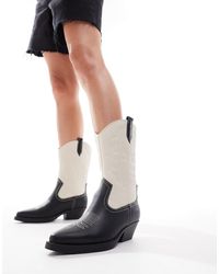 ONLY - Heeled Western Boot - Lyst