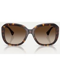 Ralph - Square Sunglasses With Lens - Lyst