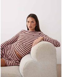 Wanderdoll - Frankie Premium Jersey Long Sleeve Crew Neck Top Co-ord - Lyst
