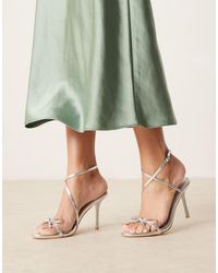 Glamorous - Bow Heeled Sandals - Lyst