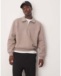 ASOS - Boxy Oversized Rugby Polo Sweatshirt - Lyst