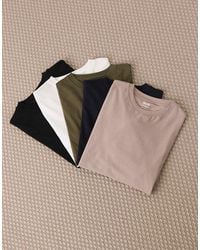ASOS - Essentials 5 Pack Regular Fit T-shirts - Lyst