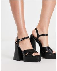 lamoda flared heel