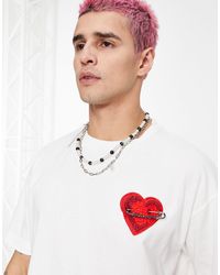 Sixth June - Heart Pin Oversized T-shirt - Lyst