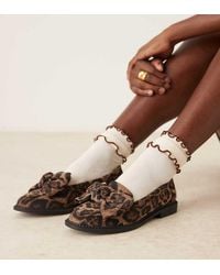 ASOS - Wide Fit Memphis Bow Detail Flat Shoes - Lyst