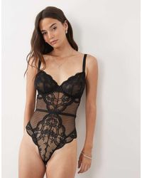 ASOS - Fuller Bust Lola Lace Underwired Bodysuit - Lyst