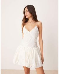 Mango - – capsule – besticktes minikleid - Lyst