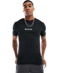 Columbia - Exclusivité asos - - csc - t-shirt basique avec logo sur la poitrine - Lyst