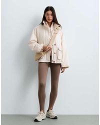 Oysho - High Rise Ankle-Length 65Cm Stirrup Houndstooth Jacquard Leggings - Lyst