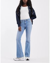 ONLY - Blush Mid Waist Flare Jeans - Lyst