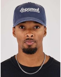 CERNUCCI - Washed Logo Outline Embroidered Cap - Lyst