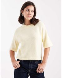 Brave Soul - Crew Neck Short Sleeve Knitted T-Shirt - Lyst