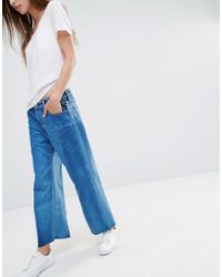 replay cropped jeans