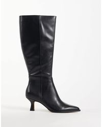 Dolce Vita - Auggie stiefel mit absatz und spitzer zehenpartie bis zum knie aus em leder - Lyst
