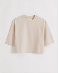 Aim'n - Sand Luxe Boxy Short Sleeve - Lyst