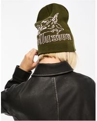 Collusion - Skater Beanie With Cupid Graphic Knit - Lyst