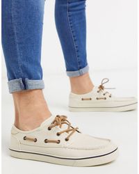 toms canvas boat shoes