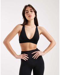 adidas Originals - Workout Essentials Knit Light Support Bra - Lyst