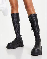 topshop flat boots