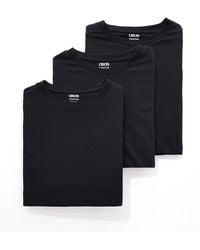 ASOS - Pack De 3 Camisetas Negras Básicas Con Cuello Redondo De - Lyst