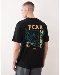 Only & Sons - Oversized Fit T-Shirt With Mountain Back Print - Lyst