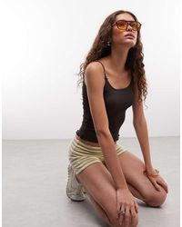 Monki - Wide Rib Singlet - Lyst