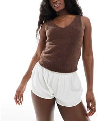 UGG - Dulcie Fluffy Lounge Top - Lyst