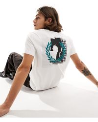 Fred Perry - Graphic Back Print T-shirt - Lyst