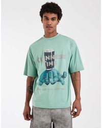 ASOS - Oversized Tee With Guinness Print - Lyst
