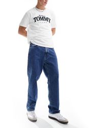 Tommy Hilfiger - Jeans skater lavaggio medio - Lyst