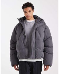 ASOS - Oversized Hooded Puffer Jacket - Lyst