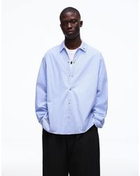 Bershka - Boxy Long-Sleeve Shirt - Lyst