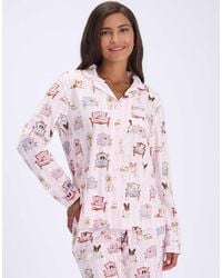 Boux Avenue - Dogs On Chairs Pyjama Set With Bag Fleece Top And Bottoms Pj - Lyst