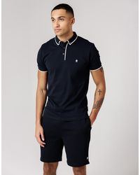 French Connection - Cotton Pique Polo Shirt And Shorts Co Ord Set - Lyst