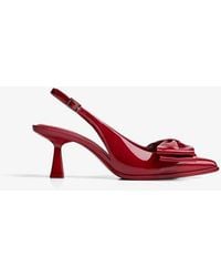 Bershka - Bow Kitten Heel Shoes - Lyst