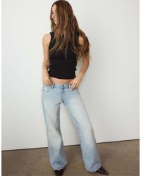 Stradivarius - Basic Aansluitende Top - Lyst