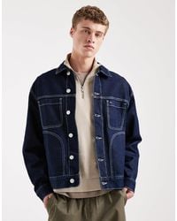 Tommy Hilfiger - Ranch Denim Jacket With Contrast Stitching - Lyst